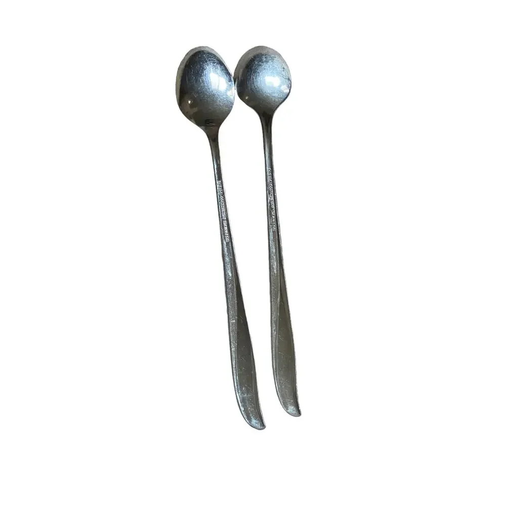 Oneida Vintage Stainless 8 piece long handled flatware cutlery spoon/fork set